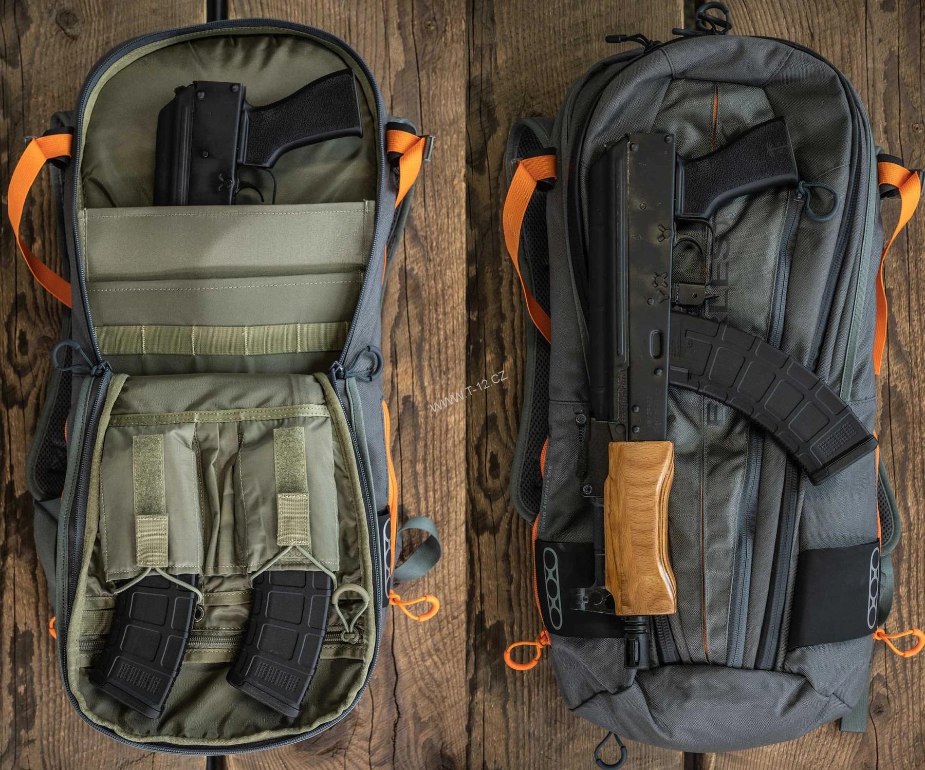 Batoh pro skryté nošení Eberlestock Cherry Bomb Pack, ŠEDÝ/ČERNÝ