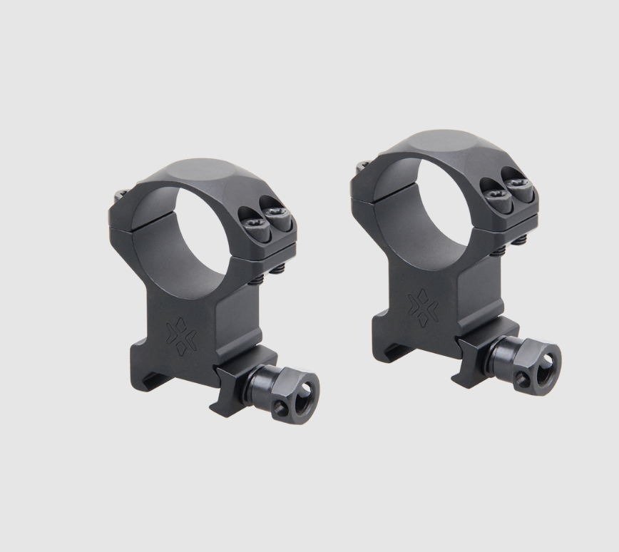 Montážní kroužky puškohledu 25,4mm X-Accu, střední