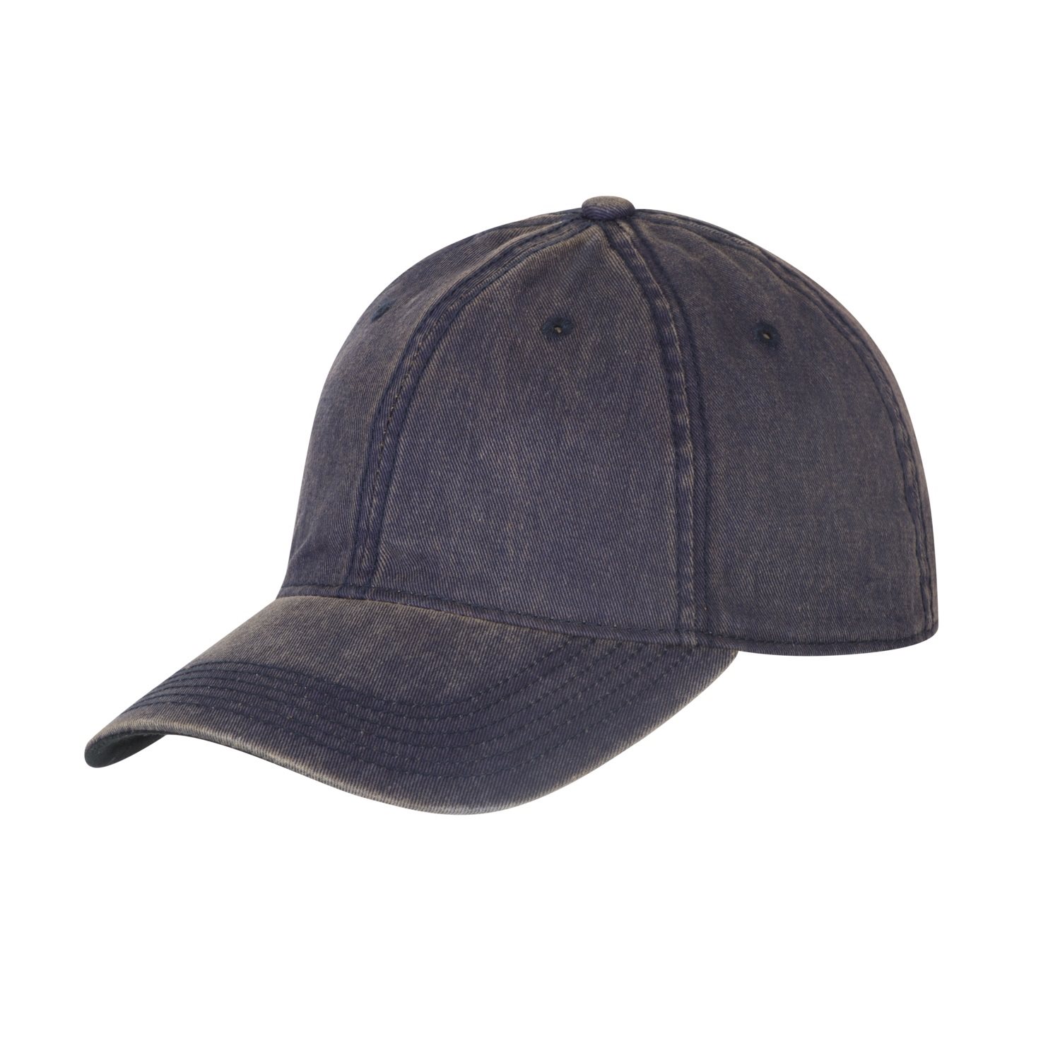 Kšiltovka Plain Snapback Cap Dirty Washed Navy