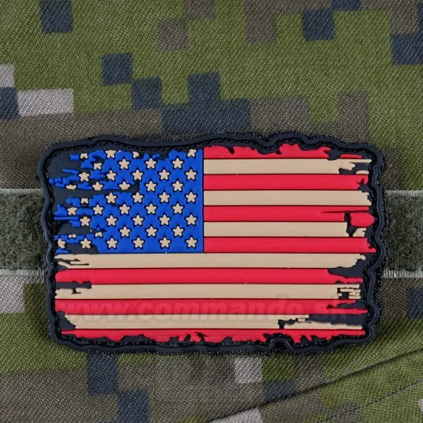 Nášivka 3D PVC USA vintage