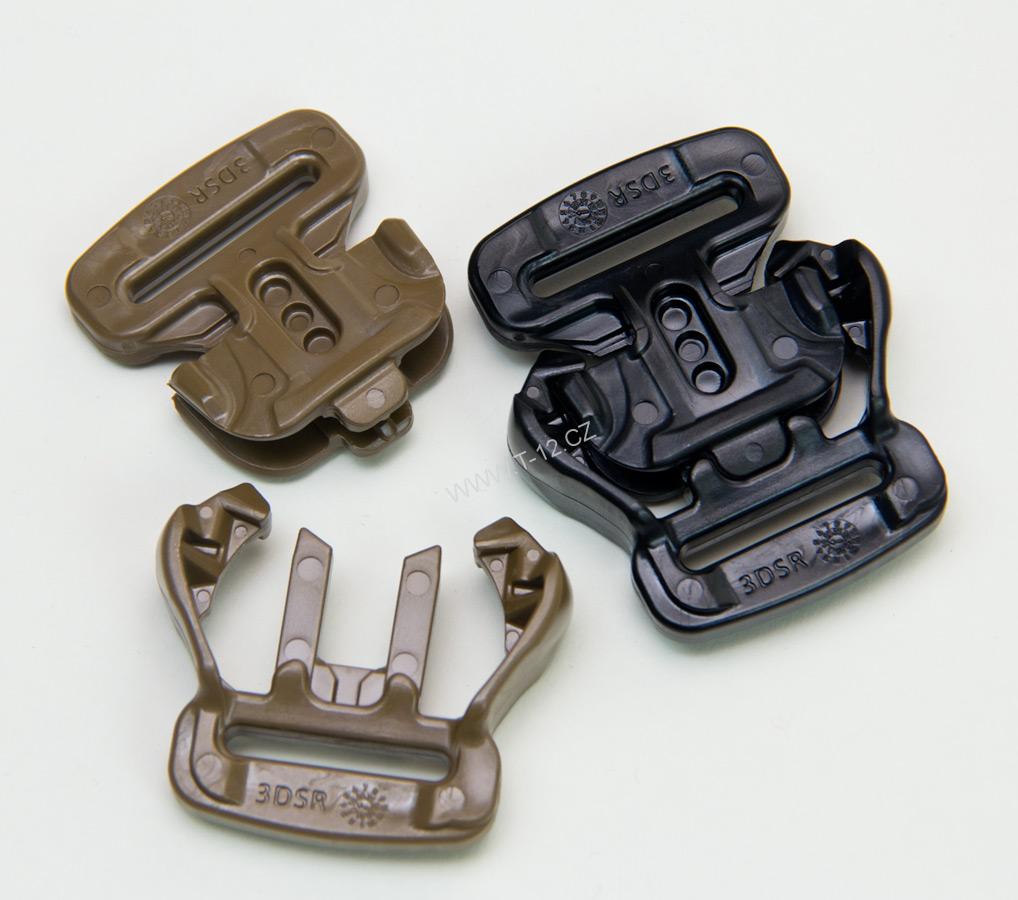 Spona ITW 3DSR BUCKLE 1" - black