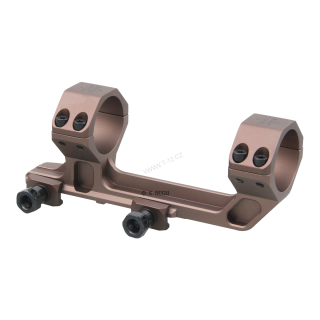 Jednodílná offset montáž puškohledu 30mm X-Accu AR, FDE